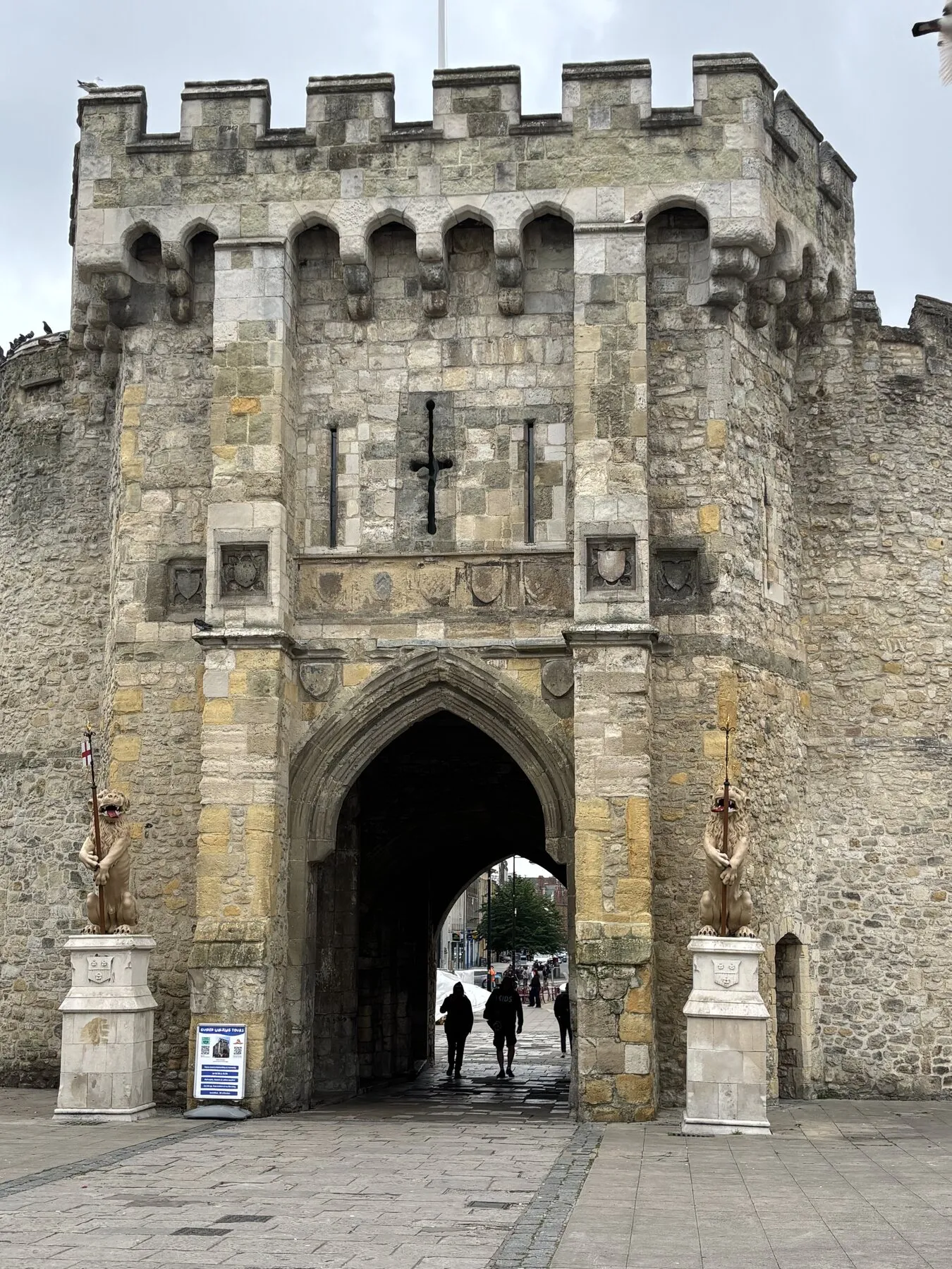 Southampton's medieval Bargate entrance