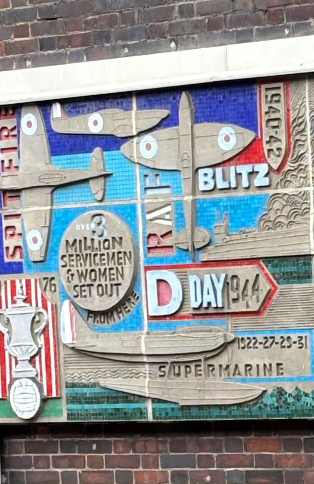 A Southampton D-Day memorial plaque